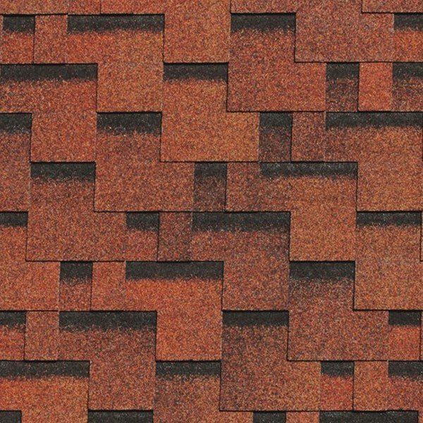 Гибкая черепица Docke, коллекция Генуя – Паприка