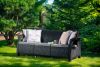Диван трёхместный Corfu Love Seat Max, Серый (1820×700×790мм)