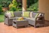 Угловой комплект Corfu Relax Set, KETER, Капучино