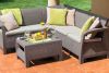 Угловой комплект Corfu Relax Set, KETER, Капучино