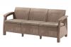 Диван трёхместный Corfu Love Seat Max, Капучино (1820×700×790мм)