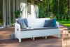 Диван трёхместный Corfu Love Seat Max, Белый (1820×700×790мм)