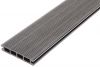 Террасная доска МПК ISTONE, пустотелая, 3D под дерево (25×140мм), Антрацит