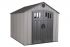 Сарай пластиковый 8x10 WoodLook, Серый