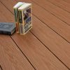 Террасная доска МПК STRADA MAX, полнотелая, 3D под дерево (25×140мм), Бронза