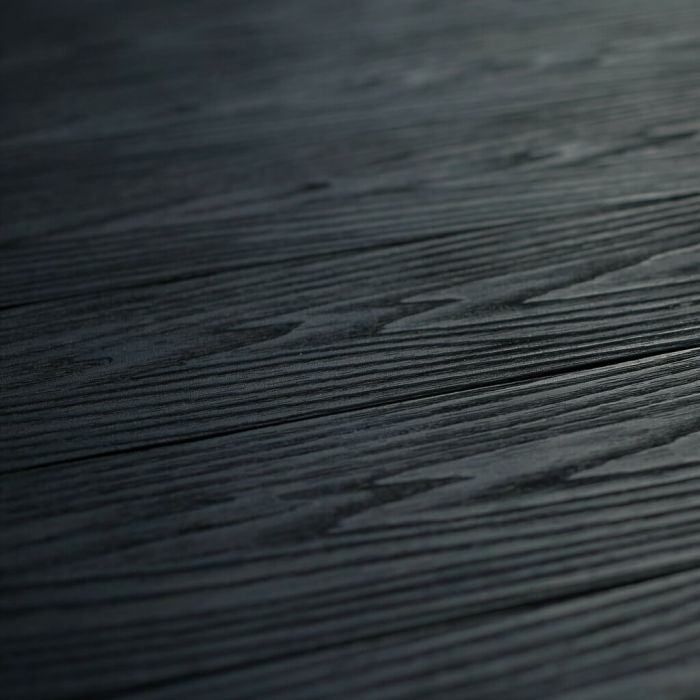 Террасная доска МПК FORTE MAX, полнотелая, 3D под дерево (22×160мм), Черный