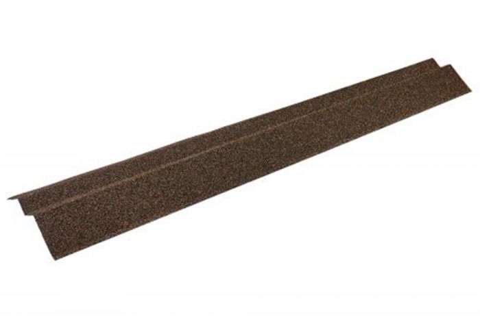 Карнизная планка CM ROOF 1355 мм, цвет COFFE (Кофе)