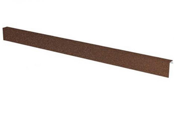 Торцевая планка CM ROOF 1350 м, цвет COFFE (Кофе)