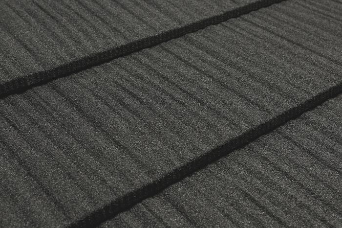 Композитная черепица CM ROOF SHAKE 1335х415х0,4, цвет BLACK (Черный)