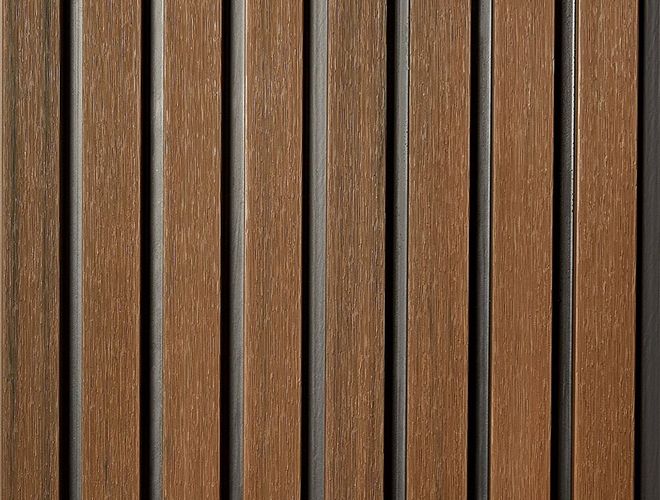 Панель фасадная (стеновая) из дпк CM Wall DUAL, 26x219 мм TEAK (Тик)