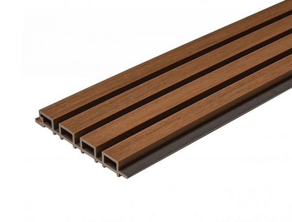 Панель фасадная (стеновая) из дпк CM Wall DUAL, 26x219 мм TEAK (Тик)