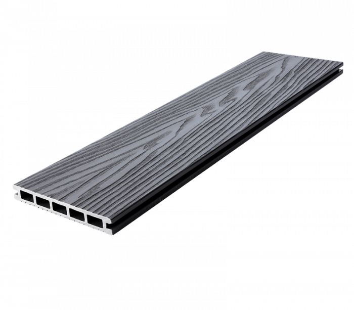 Террасная доска T-Decks PREMIUM 3D CLASSIC Серый, 20×150