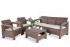 Комплект Corfu Triple Set, Капучино