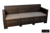 Трёхместный диван Nebraska Sofa 3, Венге (1880×580×790мм)