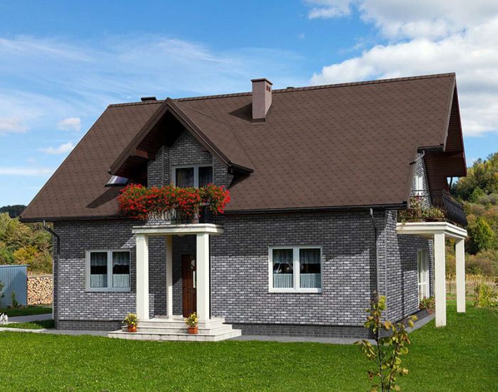 Фасадная плитка HAUBERK, Камень, Сланец