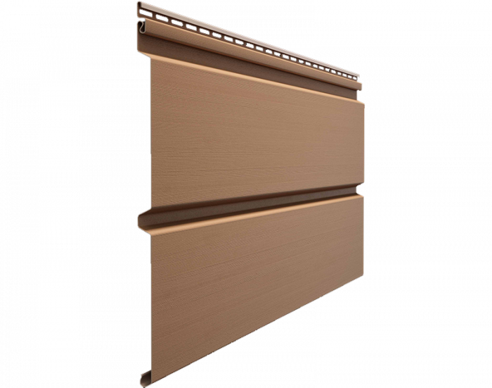 Виниловый сайдинг Брус Docke, Premium D6S (Капучино)