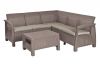Угловой комплект Corfu Relax Set, KETER, Капучино