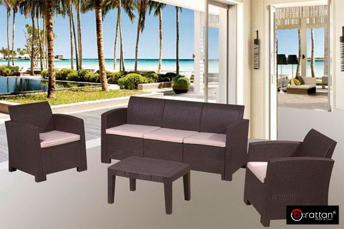 Комплект мебели Rattan Comfort 5, Венге
