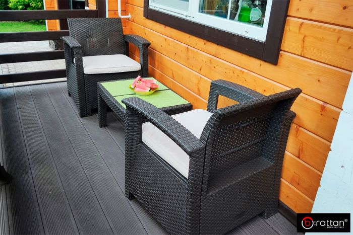 Комплект мебели Rattan Comfort 5, Венге