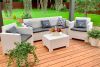 Трёхместный диван Nebraska Sofa 3, Белый (1880×580×790мм)