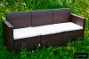 Трёхместный диван Nebraska Sofa 3, Венге (1880×580×790мм)