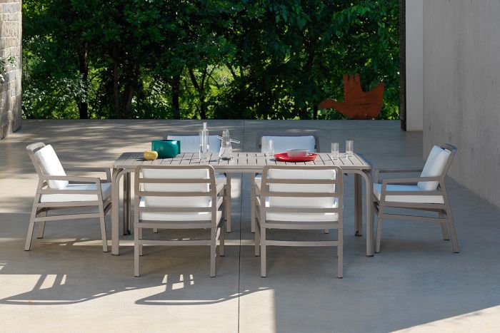 Стул Aria с подлокотниками, Белый (430×710×705мм)