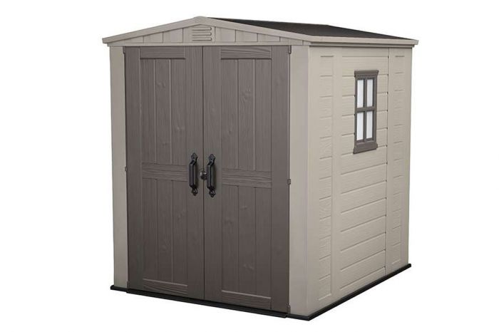 Сарай пластиковый 6x6 Factor, Серо-бежевый
