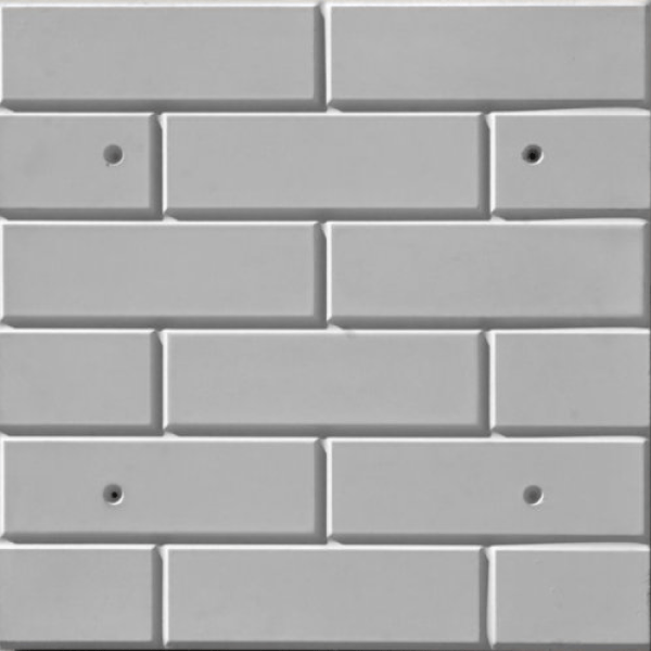 Полифасад (базальтовая плита) 500х500х50 Кирпичная кладка