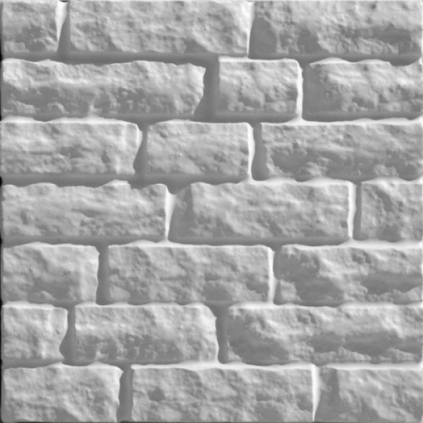 Полифасад (базальтовая плита) 500х500х50 Колотый камень