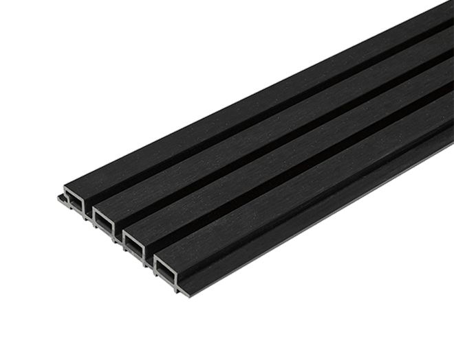 Панель фасадная (стеновая) из дпк CM Wall, 26x219 мм BLACK WOOD (Черное дерево)