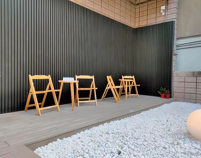 Панель фасадная (стеновая) из дпк CM Wall, 26x219 мм TEAK (Тик)