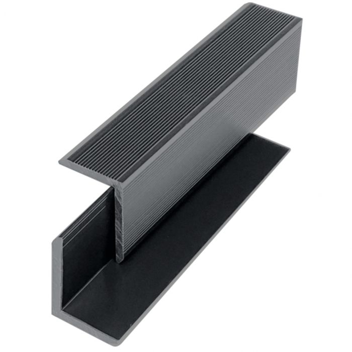 Уголовой профиль МПК, Глянец, Серый 40*60*3000