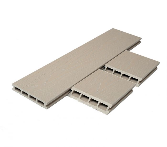 Террасная доска T-Decks PREMIUM 3D OPTIMA Слоновая кость, 25×150 