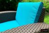 Комплект чехлов на подушки для мебели Rattan Premium, Изумруд
