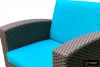 Комплект чехлов на подушки для мебели Rattan Premium, Изумруд