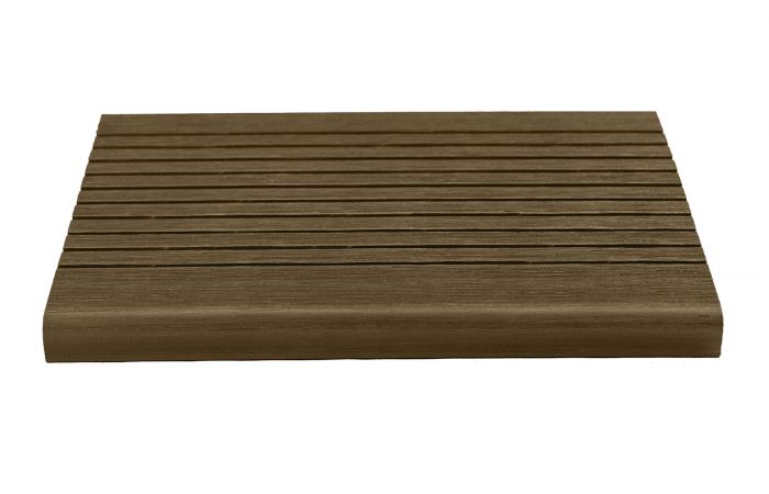 Ступень полнотелая DECKART Step (вельвет), Орех 24×345