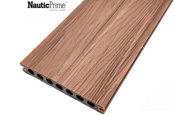 Террасная доска Nautic Prime (Co Extrusion), Кофе с молоком 22х148