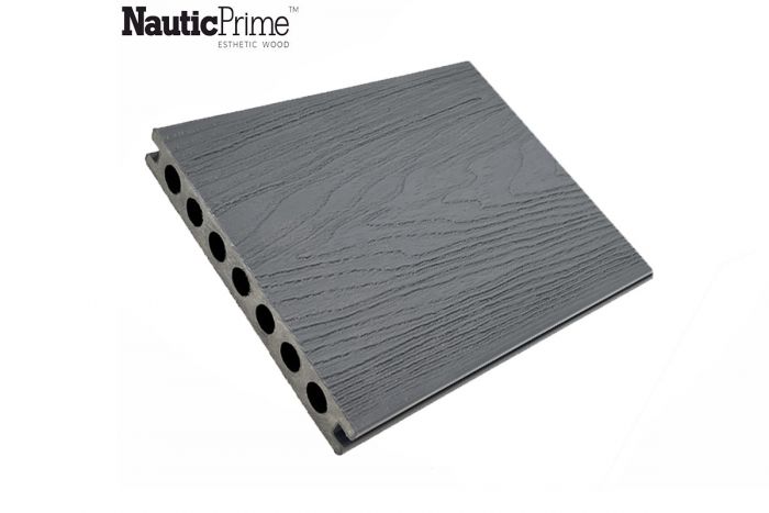 Террасная доска Nautic Prime (Co Extrusion), Серый 22х148