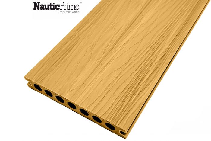 Террасная доска Nautic Prime (Co Extrusion), Янтарь 22х148