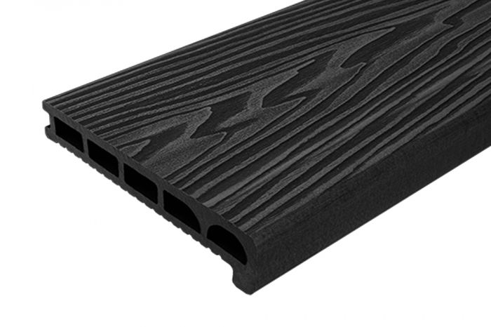Ступень Grand Line Vintage 3D пустотелая, Графит 25×170