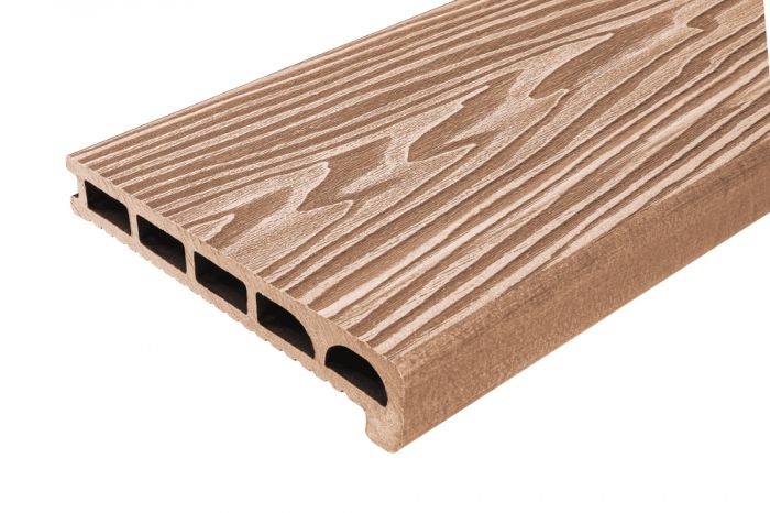 Ступень Grand Line Vintage 3D пустотелая, Орех 25×170