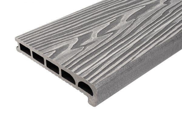 Ступень Grand Line Vintage 3D пустотелая, Серый 25×170