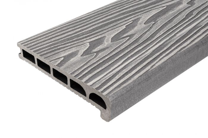 Ступень Grand Line Vintage 3D пустотелая, Серый 25×170