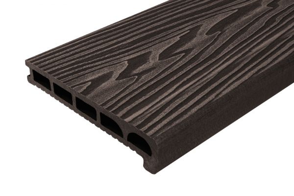 Ступень Grand Line Vintage 3D пустотелая, Венге 25×170