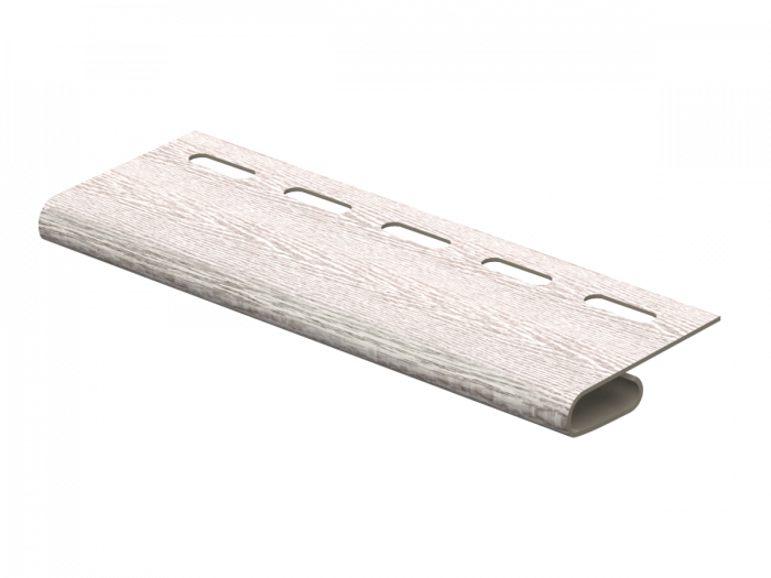 Финишная планка Ю-Пласт, TimberBlock, Ясень, Беленый