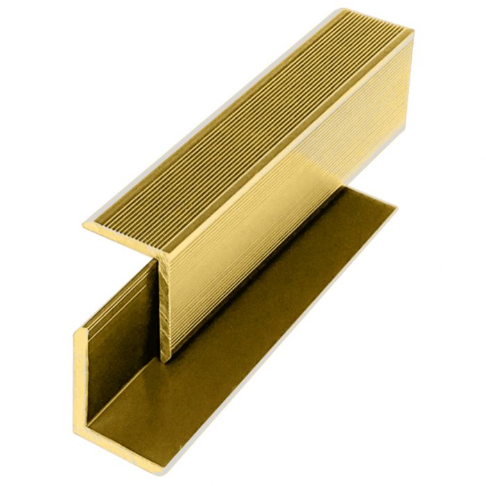 Уголовой профиль МПК, Брашинг, Желтый 40*60*3000